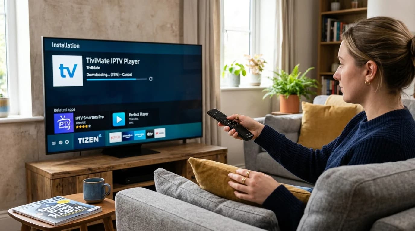 How to get IPTV on Smart TV UK — Samsung LG installation guide 2026