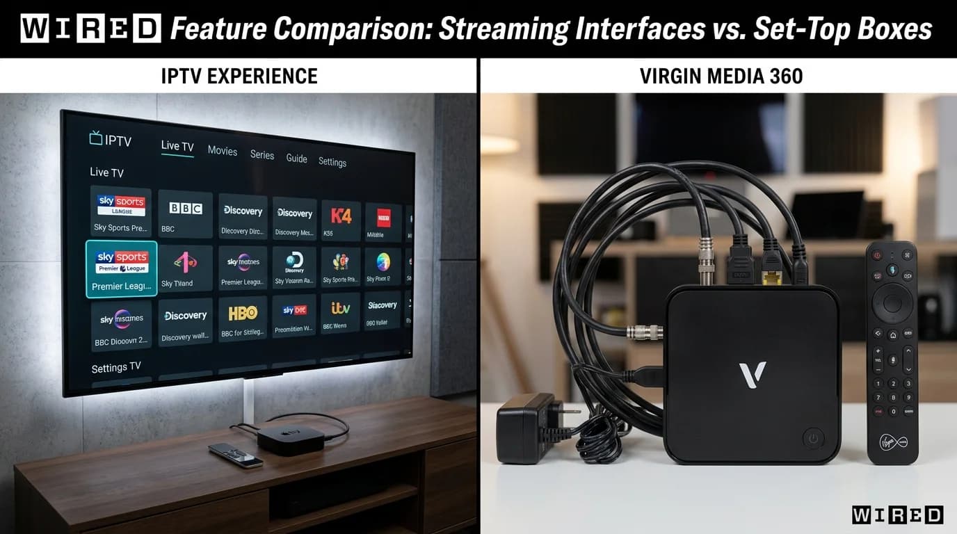 IPTV vs Virgin Media UK — cost and channel comparison 2026