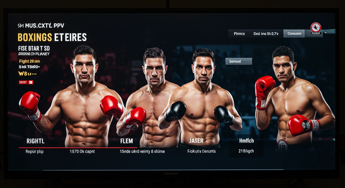 Boxing PPV on IPTV UK: Watch the Big Fights for Free (Almost) – in-depth illustration