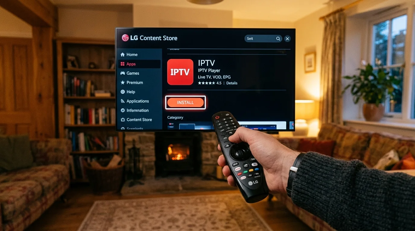 How to Install IPTV on LG Smart TV (2026 Updated) – in-depth illustration