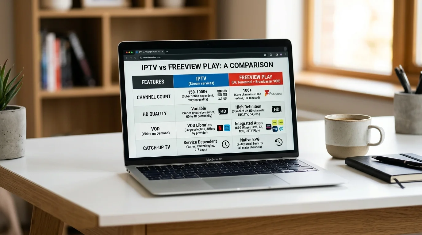IPTV vs Freeview Play: Channel Lineup Comparison – in-depth illustration