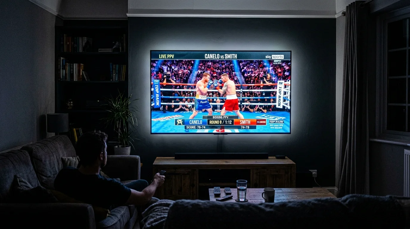 Boxing and UFC IPTV UK diagram