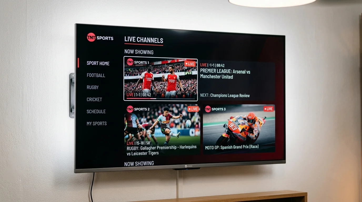 BT Sport IPTV UK channels diagram