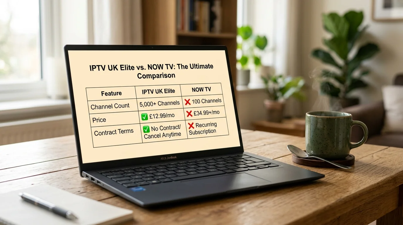 IPTV vs NOW TV UK feature comparison