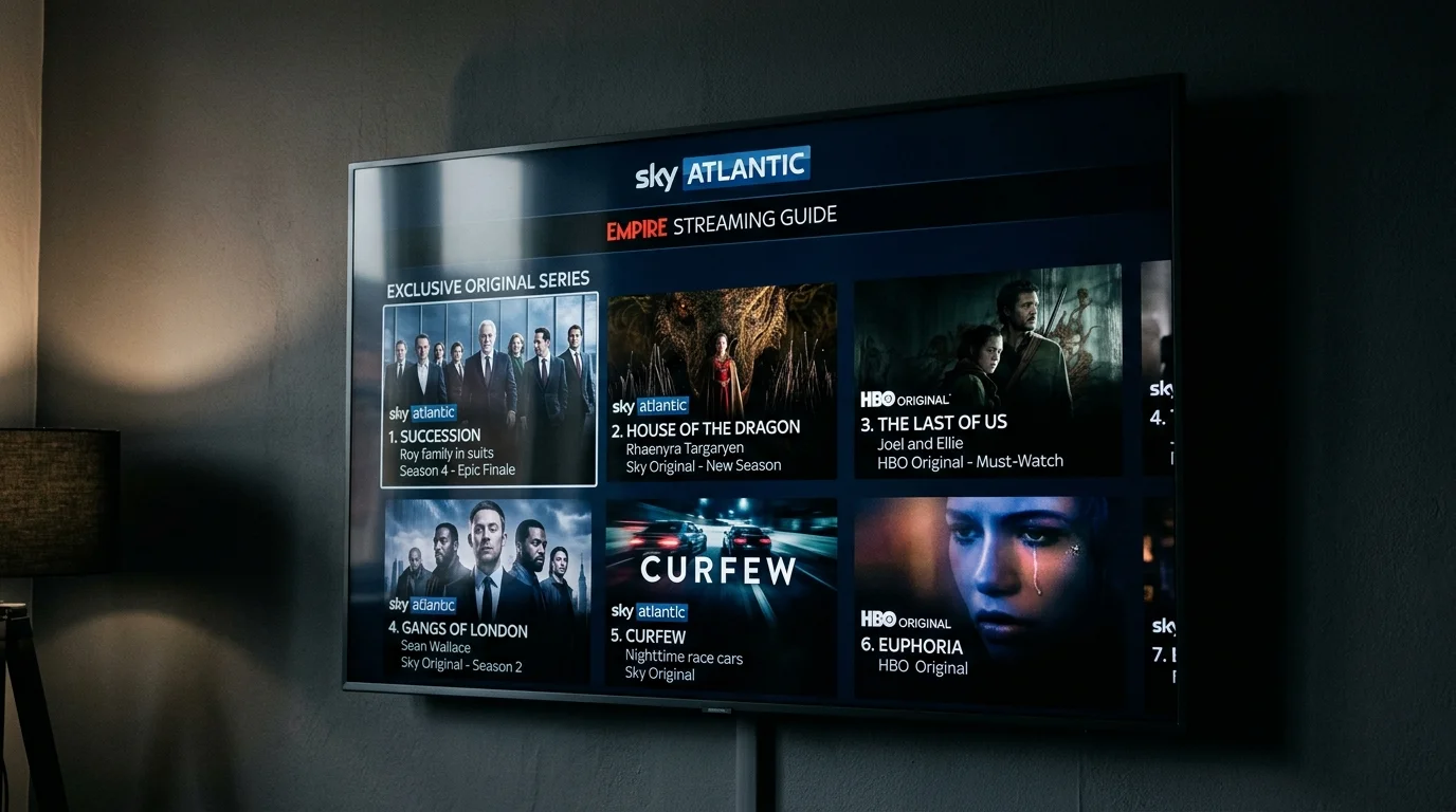 Sky Atlantic IPTV UK content guide