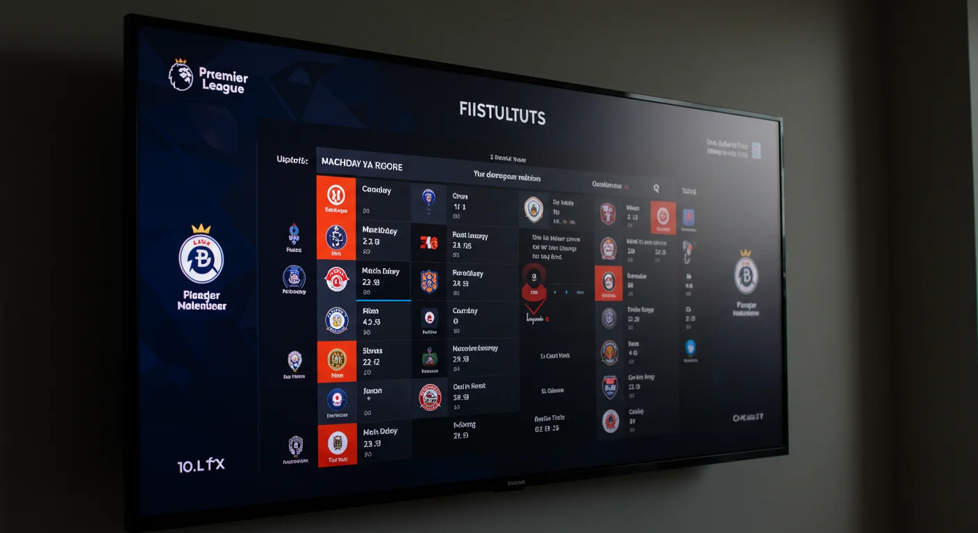 Premier League IPTV UK fixtures — every match live